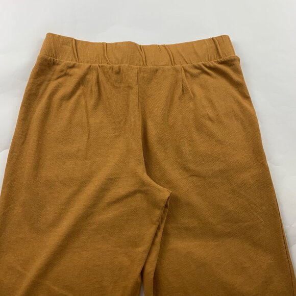 J. Jill Women's mustard brown capri pants wide leg - Picture 6 of 6